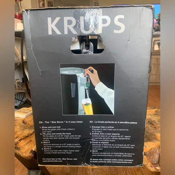 KRUPS BeerTender - Home Draught Beer System - New In Box! - Picture 2 of 7